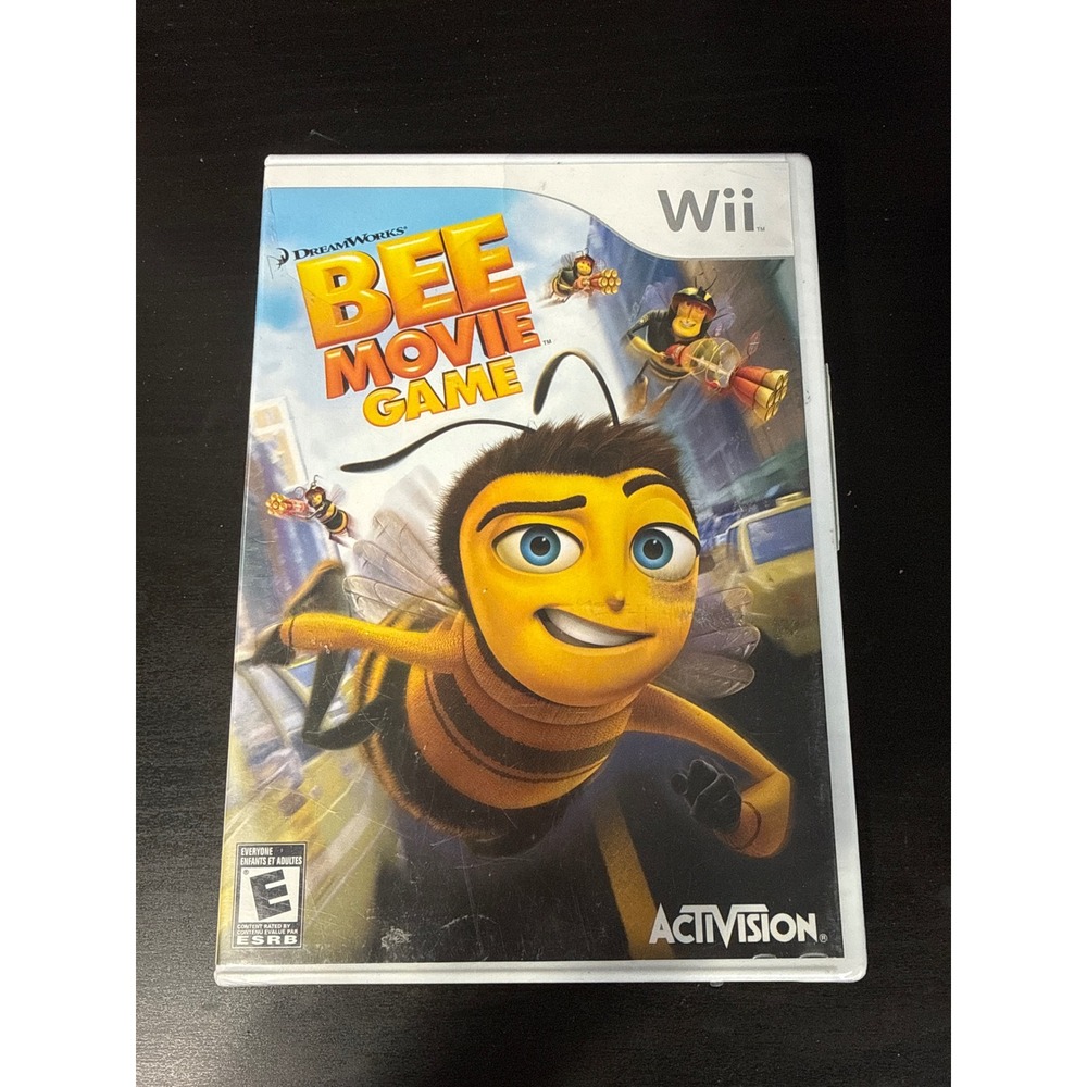 Bee Movie Game Nintendo Wii Activision DreamWorks Animation Video Game Case CIB